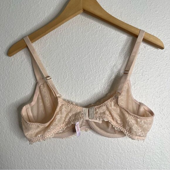 Savage x Fenty Nude Lace Balconette Bra Size 38B - Picture 3 of 3